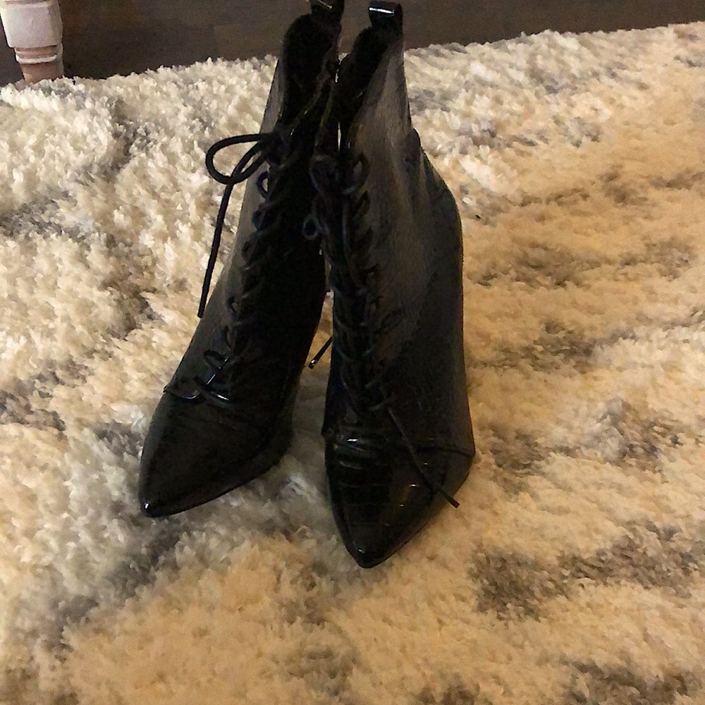 Charles by Charles David black boot pumps